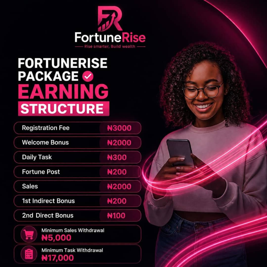 FortuneRise Earning Structure